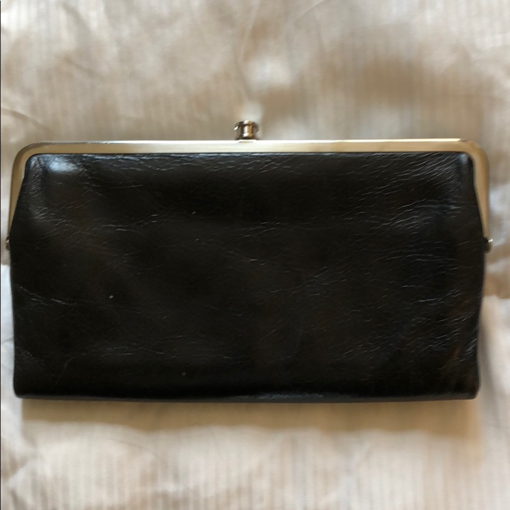 Brand new black hobo clutch